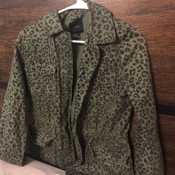 Free people, forever 21 leopard utility jacket - Picture 3 of 3